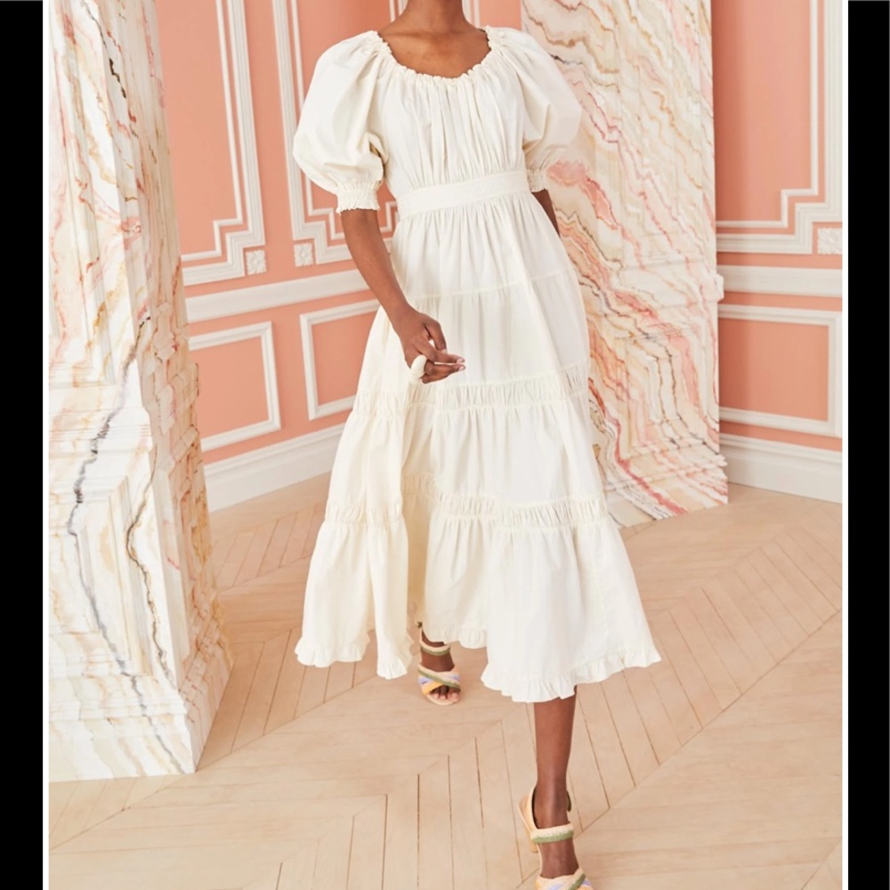 Ulla Johnson Colette cotton tiered dress 4
